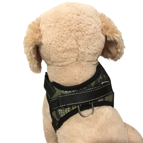 Dog Harness Padded No Pull Working + Chain Leash NEW - Picture 3 of 14